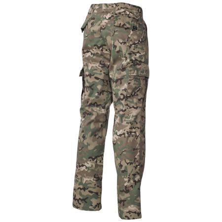 US Combat Pants, BDU, blue, reinforced knees and seat